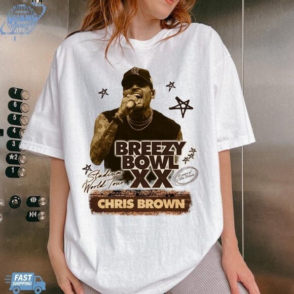 Other - Concert 2025 Shirt, Chris Brown Breezy Bowl XX